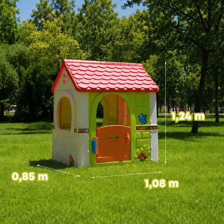 FEBER Fantasy Garden House for Children with Mailbox