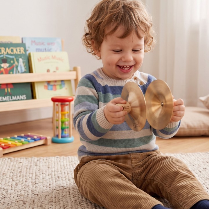 CLASSIC WORLD Edu Musical Cymbals for Children 2 pcs. 9 cm