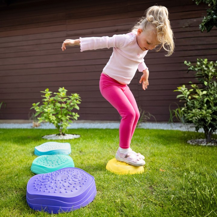 Woopie Sensory Stones - 5 Colors, Balance and Child Development