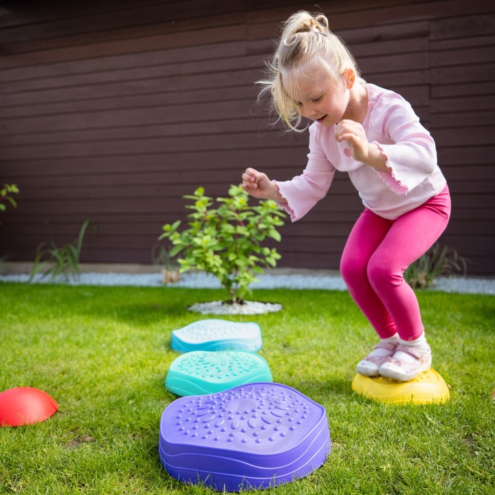 Woopie Sensory Stones - 5 Colors, Balance and Child Development