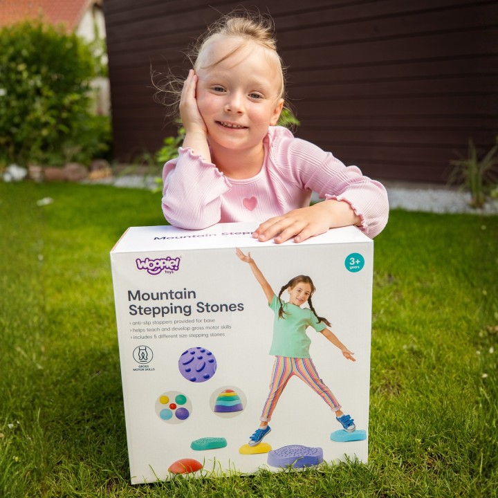 Woopie Sensory Stones - 5 Colors, Balance and Child Development