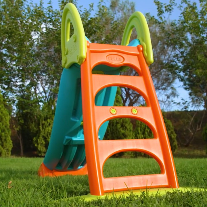 Large FEBER Garden Slide with Water Slide 190 cm