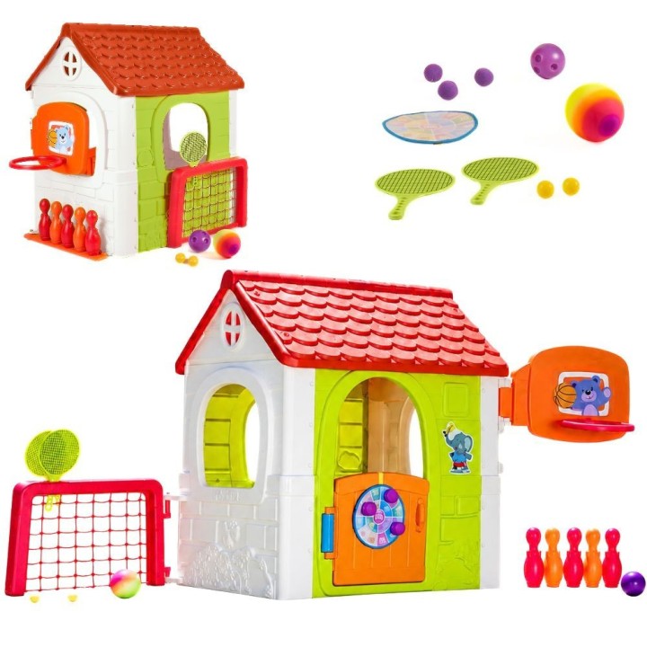 FEBER 6-in-1 Activity House - a multifunctional game house