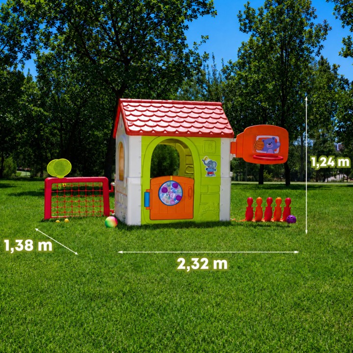 FEBER 6-in-1 Activity House - a multifunctional game house