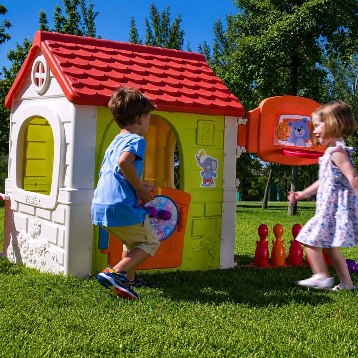 FEBER 6-in-1 Activity House - a multifunctional game house