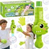 WOOPIE Dinosaur Smoke Bubble Gun Fog Bubble Machine Rechargeable