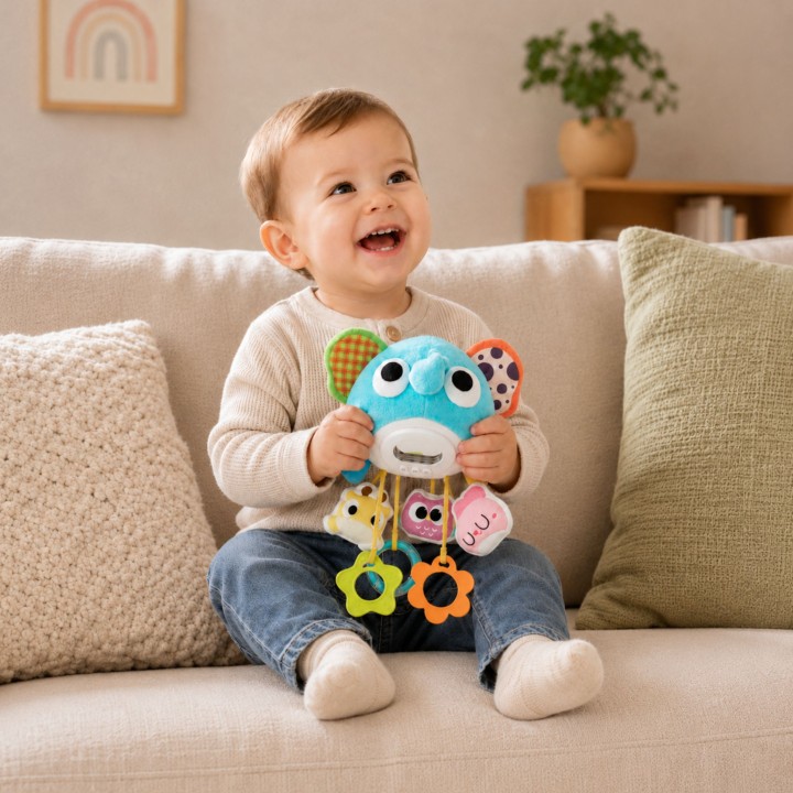 Plush Lion Interactive Musical Mascot Woopie - toy