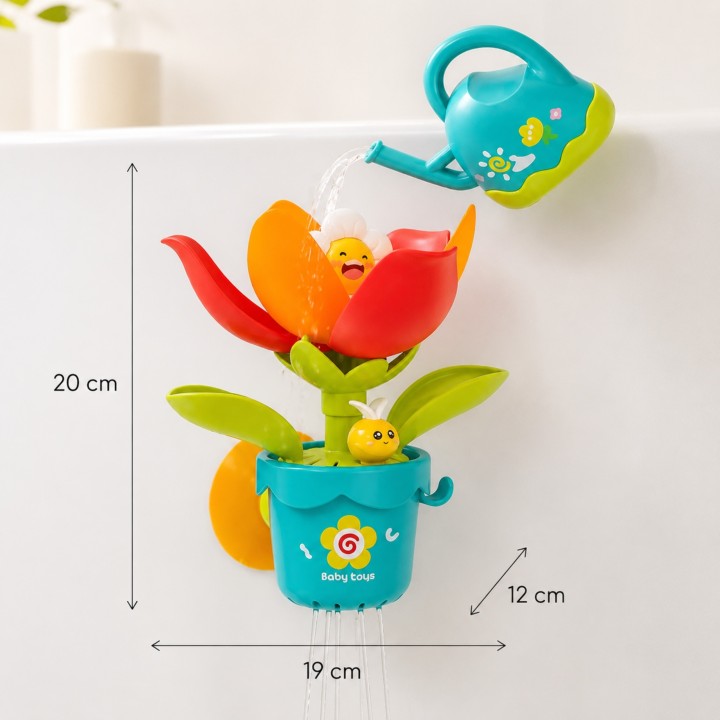 Blooming Bath Flower with Watering Can – Woopie Water Fun