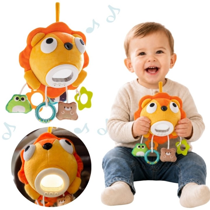 Plush Lion Interactive Musical Mascot Woopie - toy