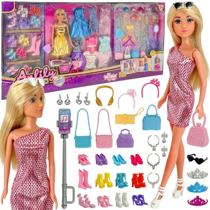 Lili doll with clothes and accessories Woopie – creative fun for children