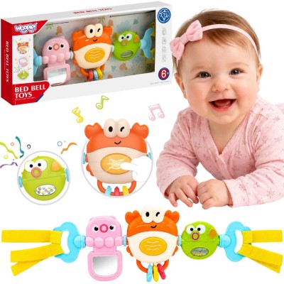 WOOPIE Sensory Panel for Stroller Playing Crab Mirror 6m+