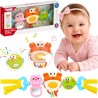WOOPIE BABY Pendant for Stroller Crib Sensory Playing Crab Mirror Fish 6m
