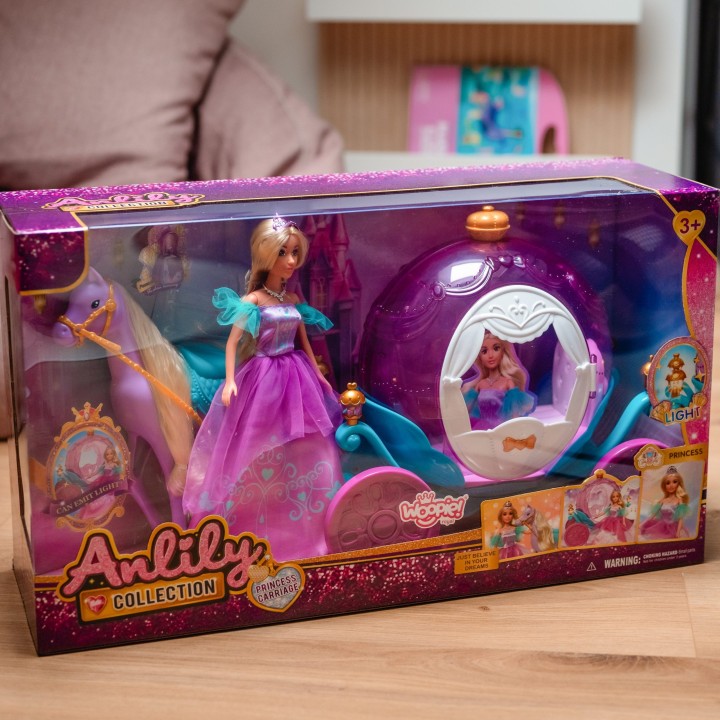 Princess Doll Carriage Horse Toy Set WOOPIE - Magic Carriage