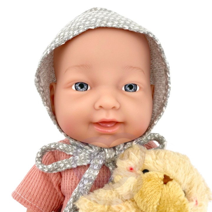 WOOPIE ROYAL Lalka Bobas 36 cm z Misiem i Akcesoriami do Karmienia