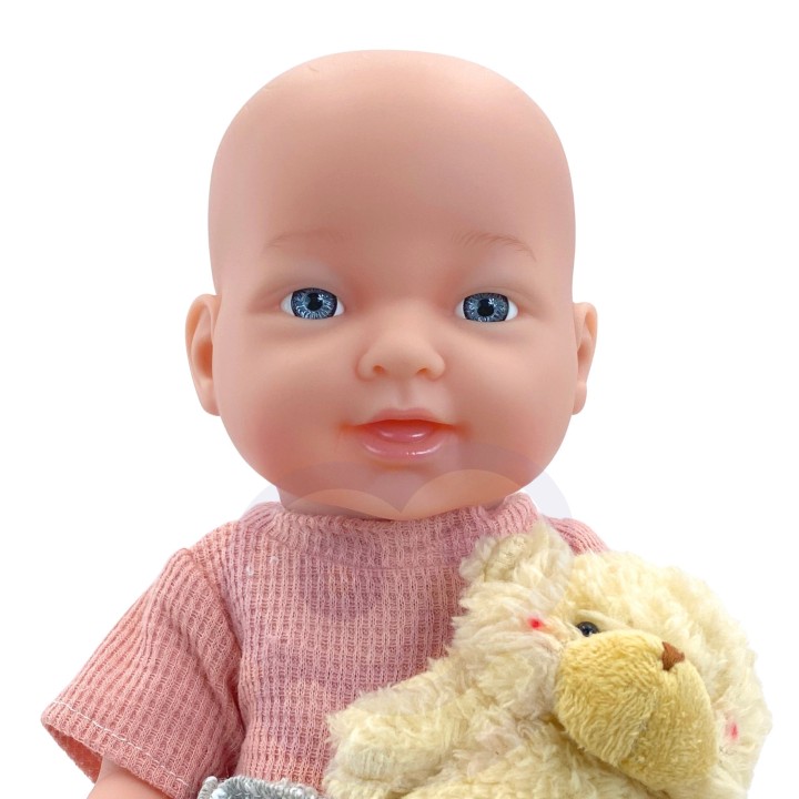 WOOPIE ROYAL Lalka Bobas 36 cm z Misiem i Akcesoriami do Karmienia