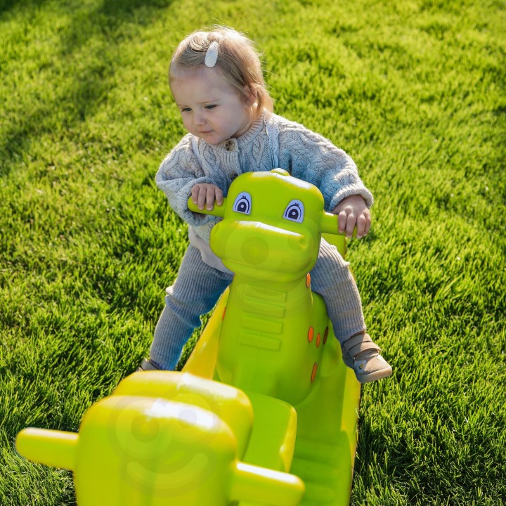 WOOPIE Dino Rocker Balance Swing Light Green - Perfect Fun