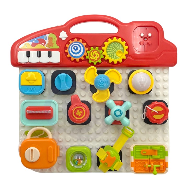 WOOPIE BABY Montessori Manipulative Board Colorful Activity Panel