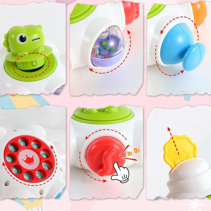 WOOPIE BABY Space Rocket Activity - Sensory Cube 18m+
