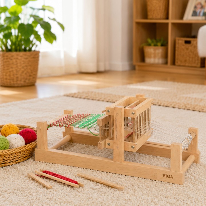 VIGA Wooden Weaving Loom - Weaving Workshop