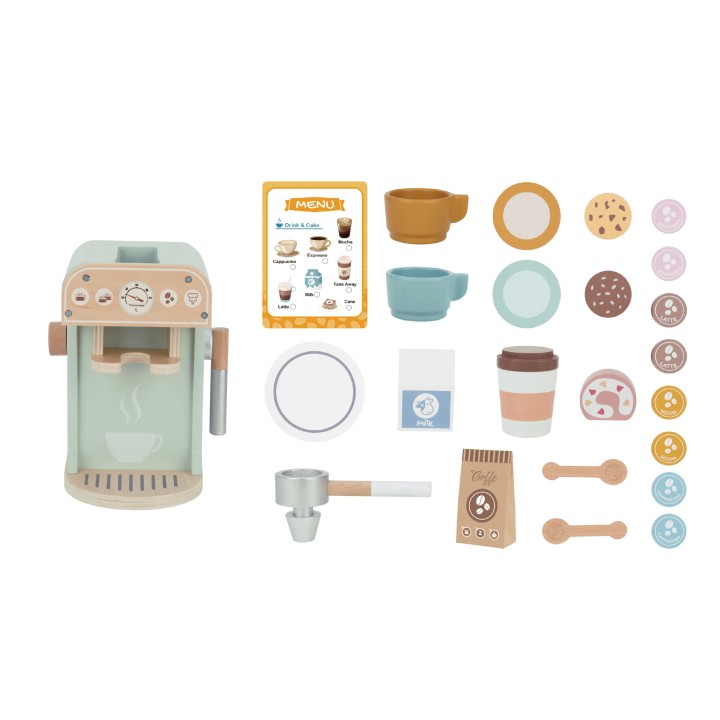 WOOPIE GREEN Coffee Maker 25 pcs - Wooden Barista Confectionery