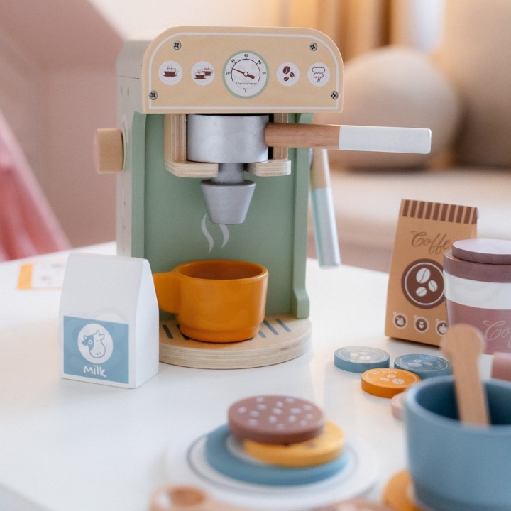 WOOPIE GREEN Coffee Maker 25 pcs - Wooden Barista Confectionery