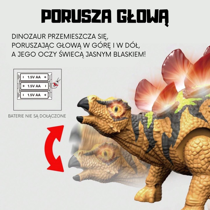 WOOPIE Dinosaur RC Stegosaurus - Remote Controlled Robot