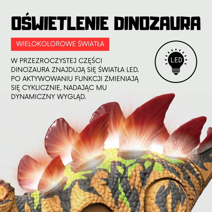 WOOPIE Dinosaur RC Stegosaurus - Remote Controlled Robot