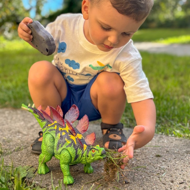 WOOPIE Dinosaur RC Stegosaurus - Remote Controlled Robot