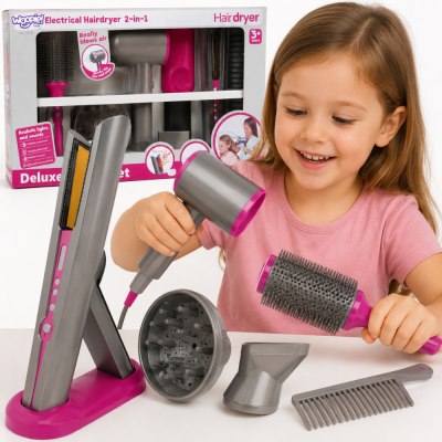WOOPIE Little Hairdresser's Set - Hair Dryer and Straightener