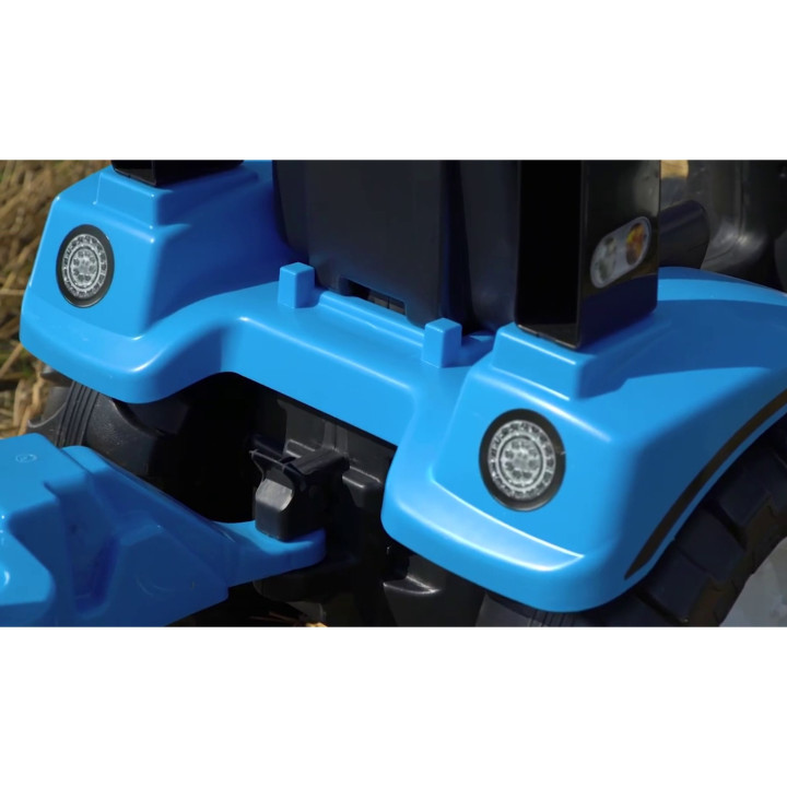 FALK Traktor Landini na pedały z przyczepą Niebieski