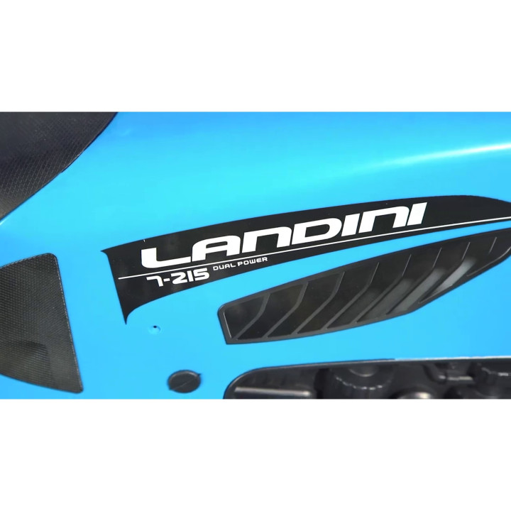 FALK Traktor Landini na pedały z przyczepą Niebieski