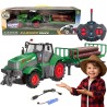WOOPIE RC Tractor with Trailer - 1:24 Scale