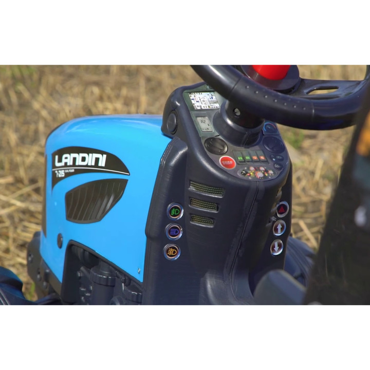 FALK Traktor Landini na pedały z przyczepą Niebieski