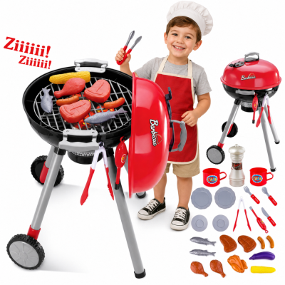 WOOPIE Grill dla Dzieci ze Światłem i Dźwiękiem - Zabawna Akcja
