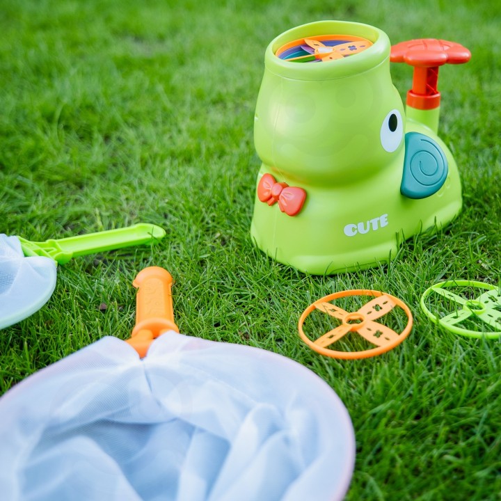 WOOPIE Gra Zręcznościowa Złap Frisbee - Wyrzutnia Dysków