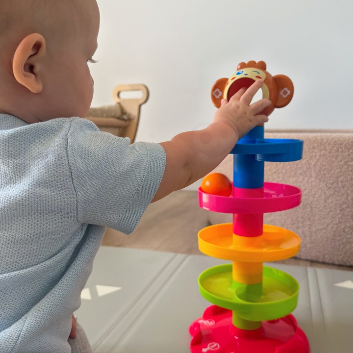WOOPIE BABY Ball Track Spiral + 3 Balls - Toy for Children