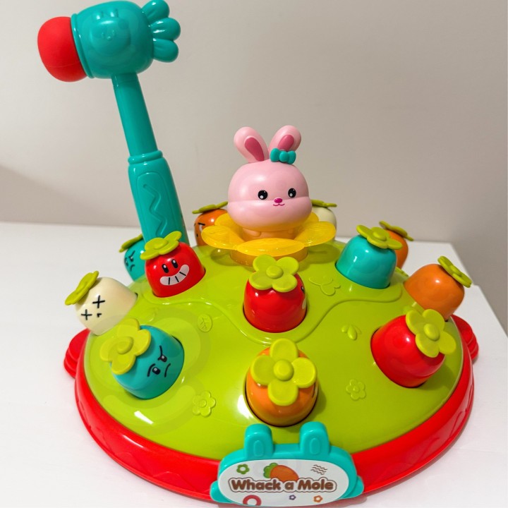 Interactive game Whack-a-Mole Woopie - train your reflexes and dexterity!
