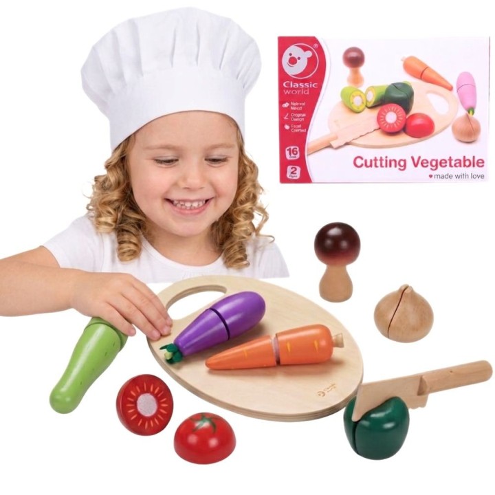 CLASSIC WORLD Turnip Vegetable Chopping Set 16 pcs.