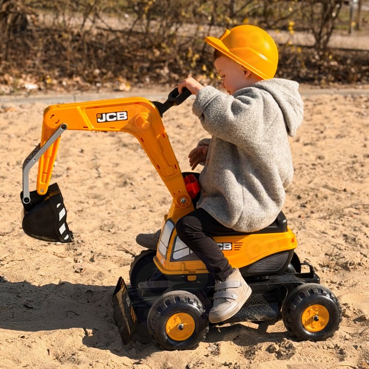Volvo 360° Ride-on Excavator with Opening Seat Woopie