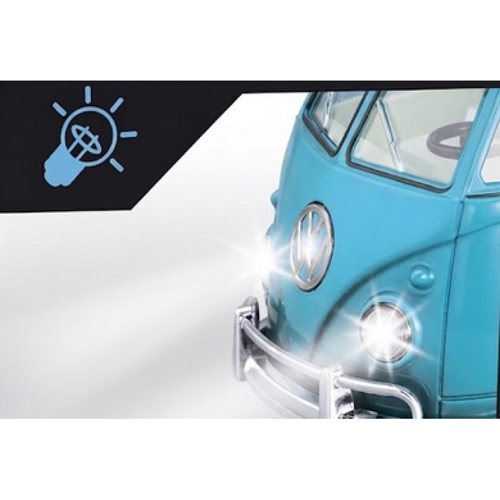 Classic Bus Surfing Van Red 1:14 TOY STAR – Light and Sound