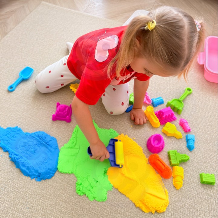 WOOPIE Kinetic Sand Castles Set 22pcs - Organizer Case