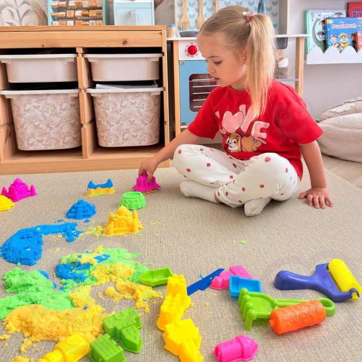 WOOPIE Kinetic Sand Castles Set 22pcs - Organizer Case
