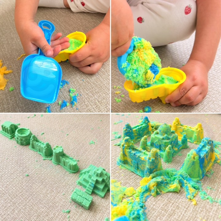 WOOPIE Kinetic Sand Castles Set 22pcs - Organizer Case