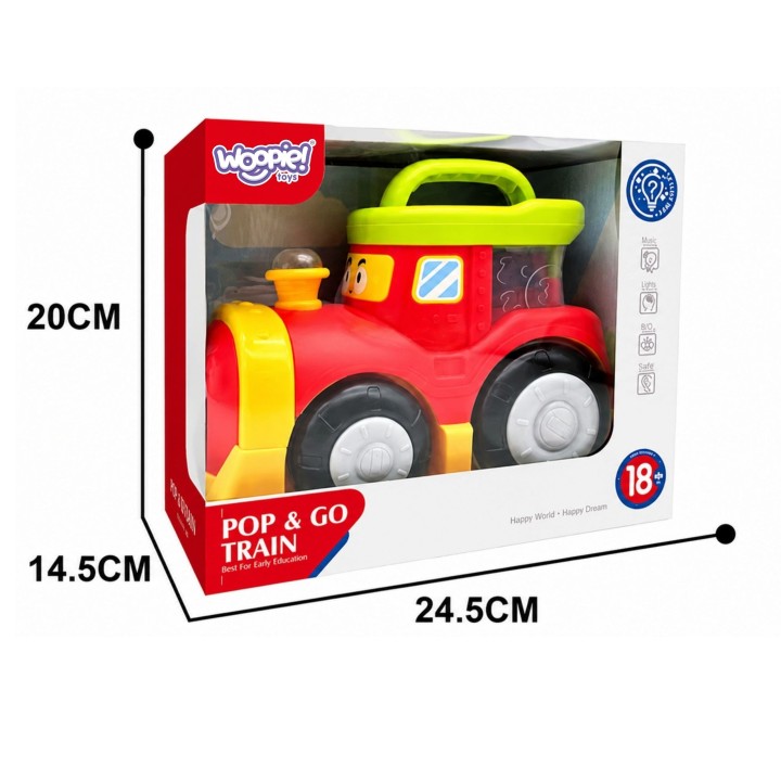 Woopie Baby Interactive Ball Train - Light and Sound