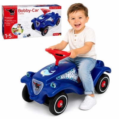 Bobby Car with Dolphin - Classic and Safe for Children