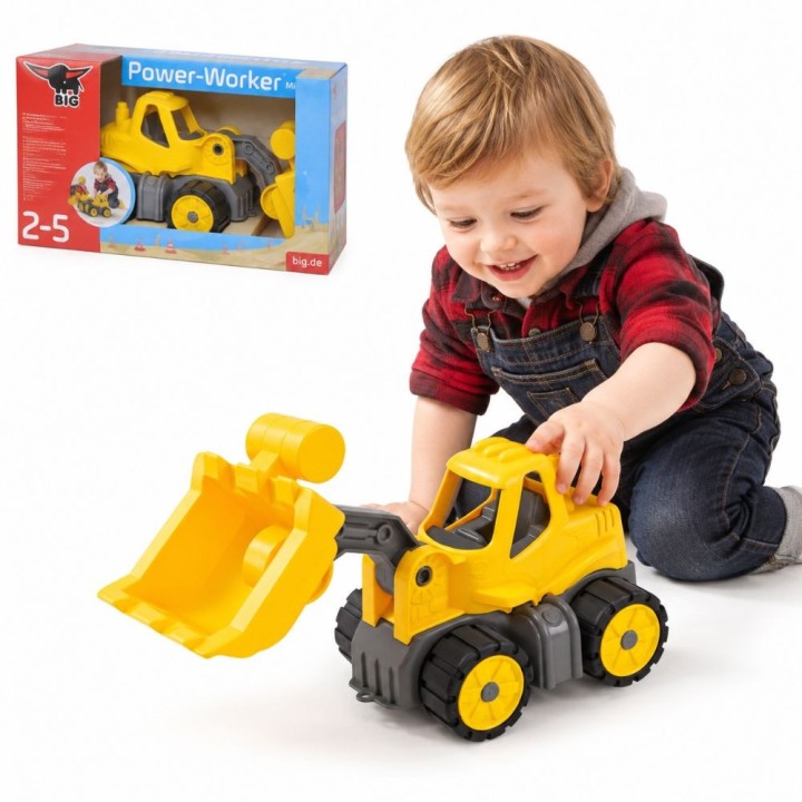 BIG Power Worker Mini Loader Sand Truck - Toy 1:12