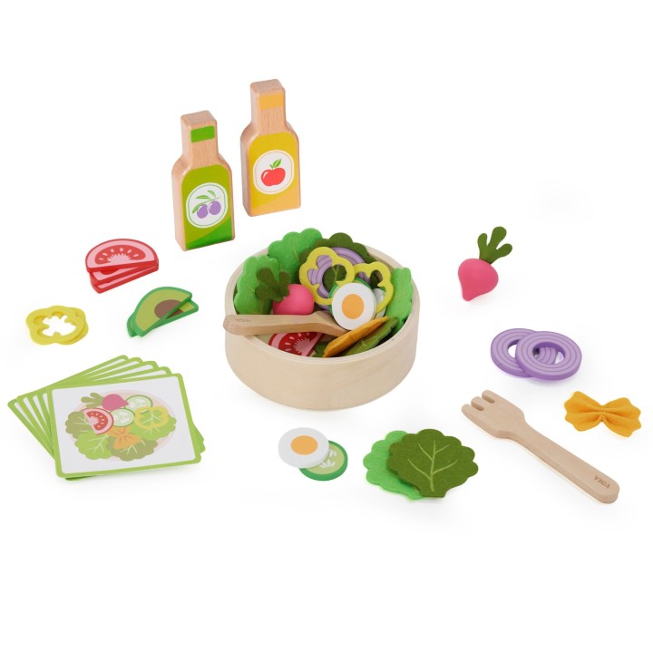 VIGA Salad Wooden Culinary Set 35 pcs 18m+