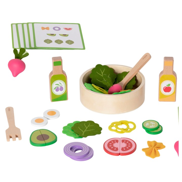 VIGA Salad Wooden Culinary Set 35 pcs 18m+