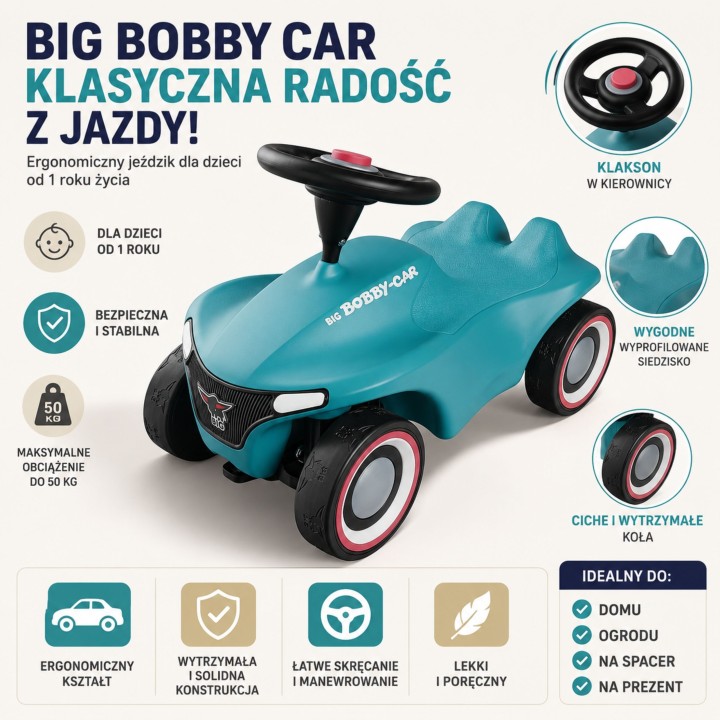 BIG Bobby Car Neo Azure - Great fun for kids!