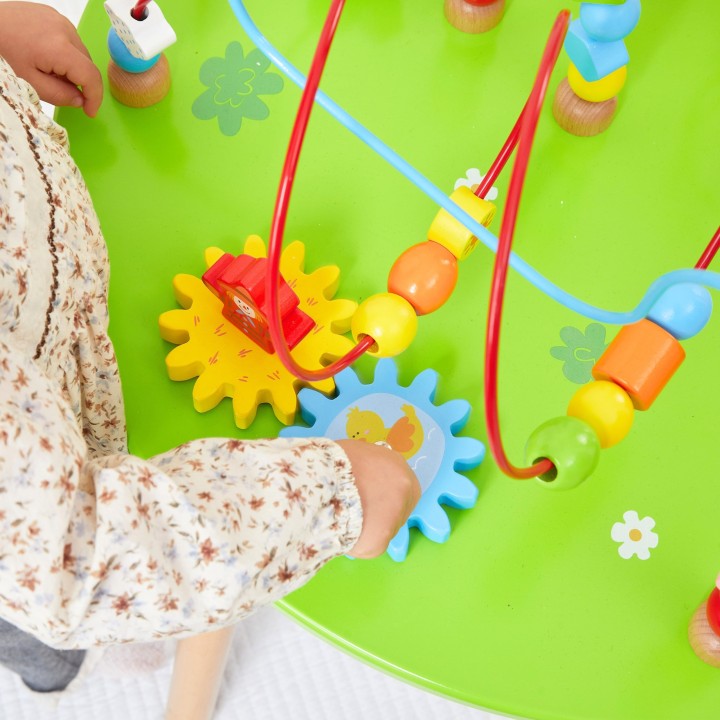 Wooden Sensory Educational Table Interlaced. Mula